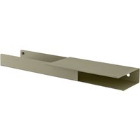 Muuto - Folded Shelves Platform 62 x 5,4 cm, oliv von Muuto