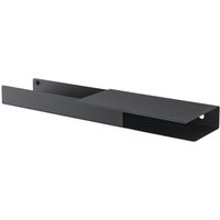 Muuto - Folded Shelves Platform 62 x 5,4 cm, schwarz von Muuto