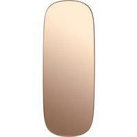 Muuto - Framed Mirror, groß, rosa / rosa Glas von Muuto