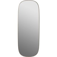 Muuto - Framed Mirror, groß, taupe / Klarglas von Muuto
