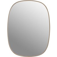 Muuto - Framed Mirror, klein, rose / Klarglas von Muuto