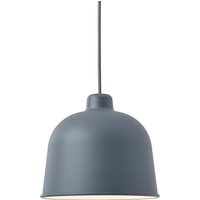 Muuto - Grain Pendelleuchte, blau-grau von Muuto