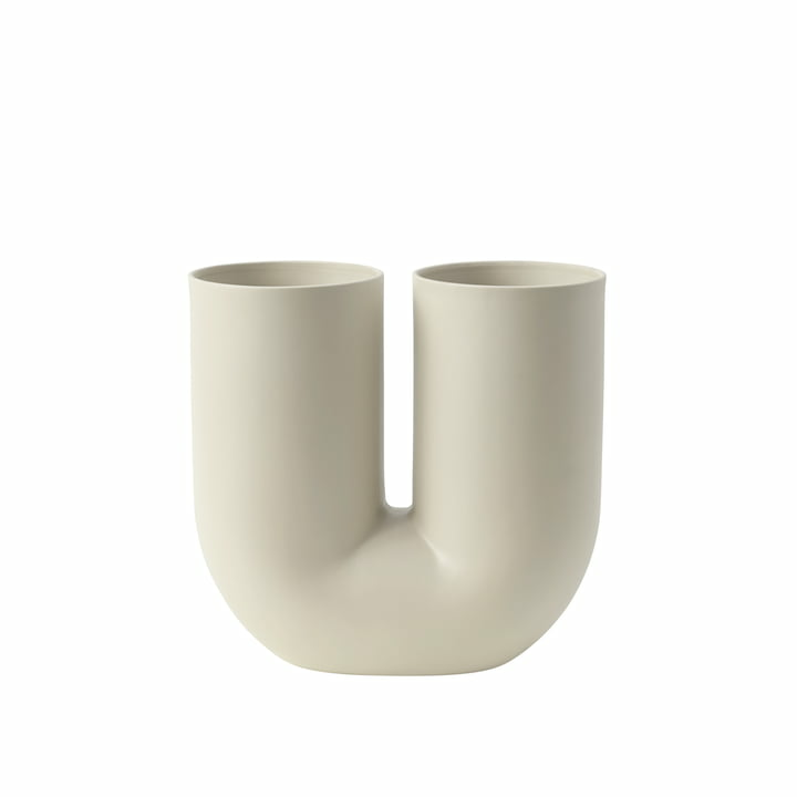 Muuto Kink Bogen Vase Blumenvase Blumenhalter Design Sand B-Ware Muuto Kink Bogen Vase Blumenvase Blumenhalter Design Sand B-Ware von Muuto