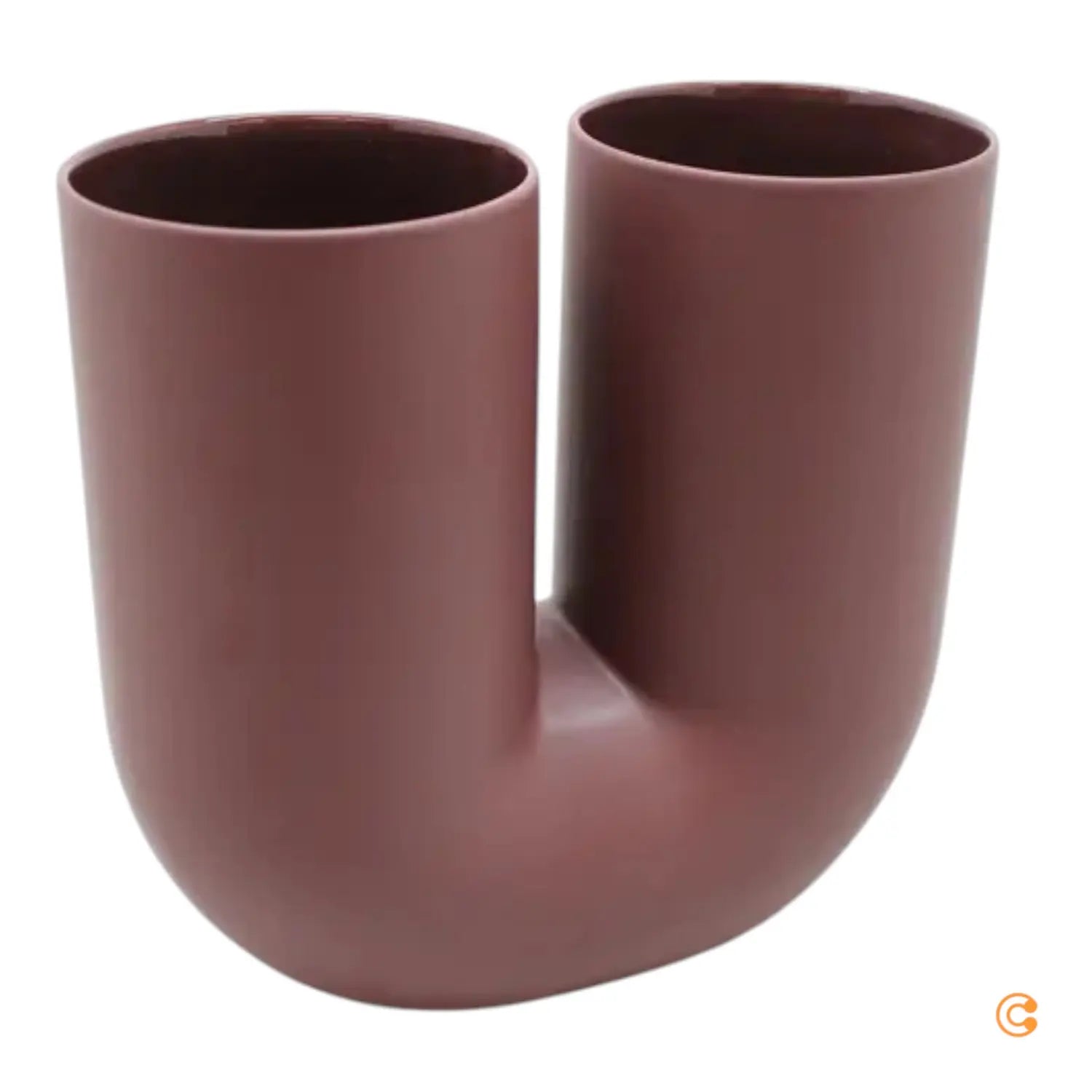 B-Ware Muuto Kink Vase Blumengefäß Blumenvase Gefäß Vase Tiefrot Siehe Text/Foto von Muuto