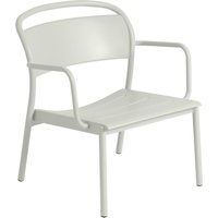Muuto - Linear Steel Armchair, grau RAL 7044 von Muuto