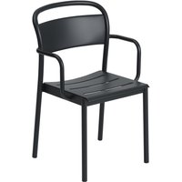 Muuto - Linear Steel Armchair, schwarz von Muuto