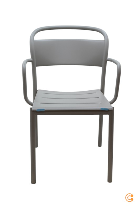 Muuto Linear Steel Armchair Outdoor Grau Stuhl Möbel Siehe Text/Foto B-Ware Muuto Linear Steel Armchair Outdoor Grau Stuhl Möbel Siehe Text/Foto B-Ware von Muuto
