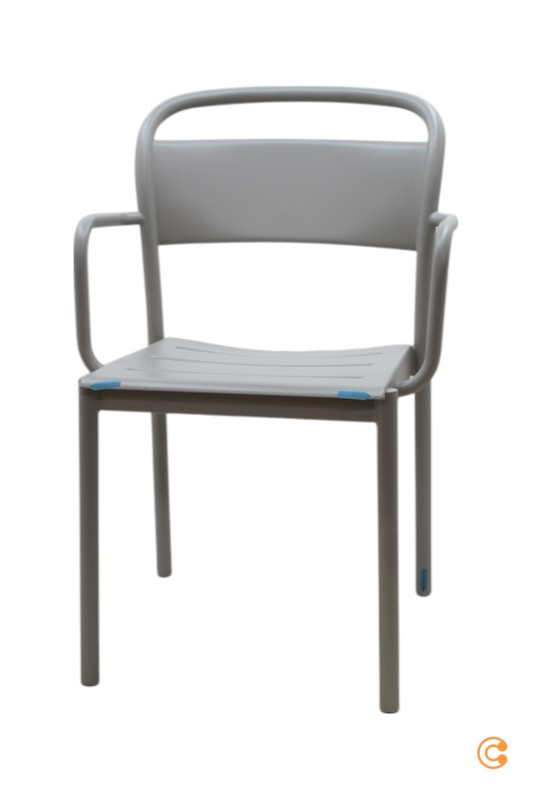 Muuto   Linear Steel Armchair Outdoor Grau Stuhl Möbel Sitzmöbel Siehe Text/Foto B-Ware von Muuto