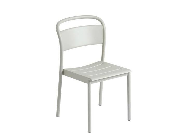 Muuto Linear Steel Gartenstuhl, grau von Muuto