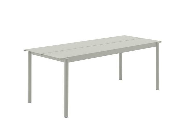 Muuto Linear Steel Gartentisch, 200 x 75 cm, grau Muuto Linear Steel Gartentisch, 200 x 75 cm, grau von Muuto