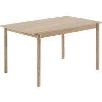 Muuto - Linear Wood Esstisch 140 x 85 cm, Eiche von Muuto