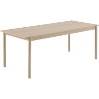 Muuto - Linear Wood Esstisch 200 x 90 cm, Eiche von Muuto