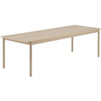 Muuto - Linear Wood Esstisch 260 x 90 cm, Eiche von Muuto