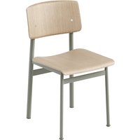 Muuto - Loft Chair, dusty grün/ eiche von Muuto