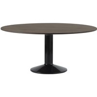 Muuto - Midst Esstisch, Ø 160 cm, Eiche dunkel geölt / schwarz Muuto - Midst Esstisch, Ø 160 cm, Eiche dunkel geölt / schwarz von Muuto