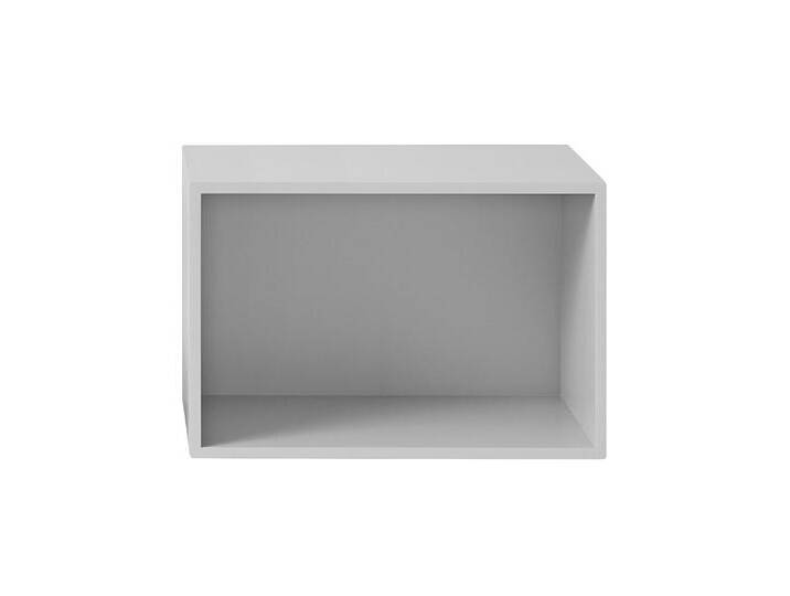 Muuto Mini Stacked System Regalmodul, large, hellgrau von Muuto
