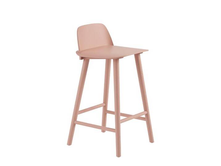 Muuto Nerd Barhocker, höhe 65 cm, tan rose von Muuto