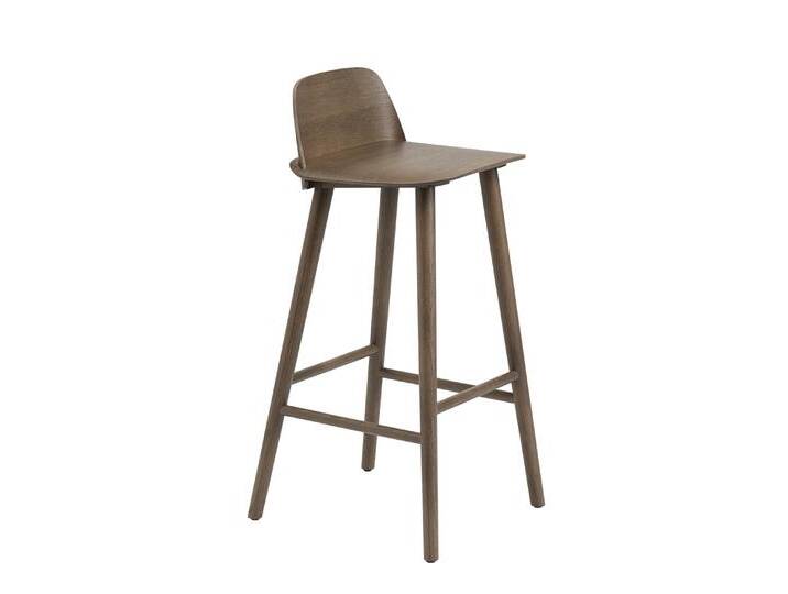 Muuto Nerd Barhocker, höhe 75 cm, eiche dunkel gebeizt Muuto Nerd Barhocker, höhe 75 cm, eiche dunkel gebeizt von Muuto