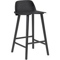 Muuto - Nerd Barhocker H 65 cm, schwarz von Muuto