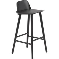 Muuto - Nerd Barhocker H 75 cm, schwarz von Muuto