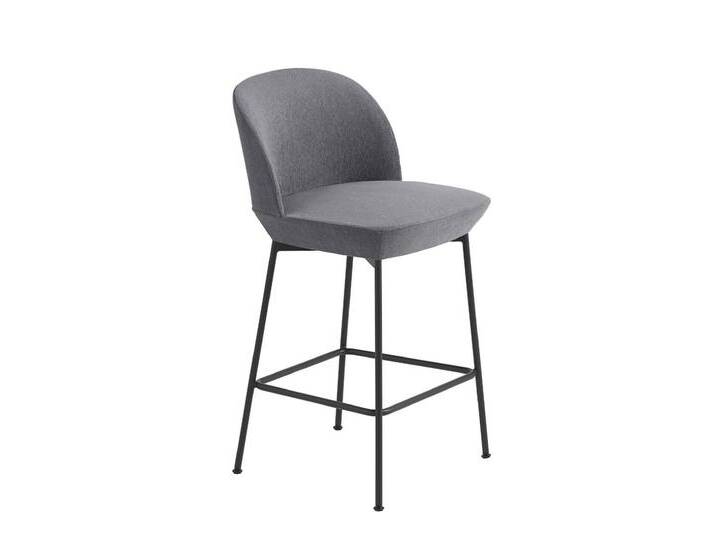 Muuto Oslo Barhocker, höhe 65 cm, still 161 / schwarz von Muuto