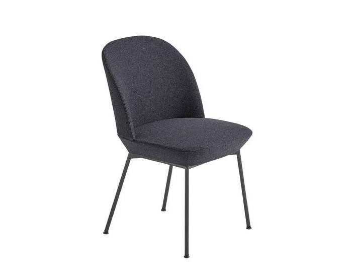 Muuto Oslo Side Chair, ocean 601 / schwarz von Muuto