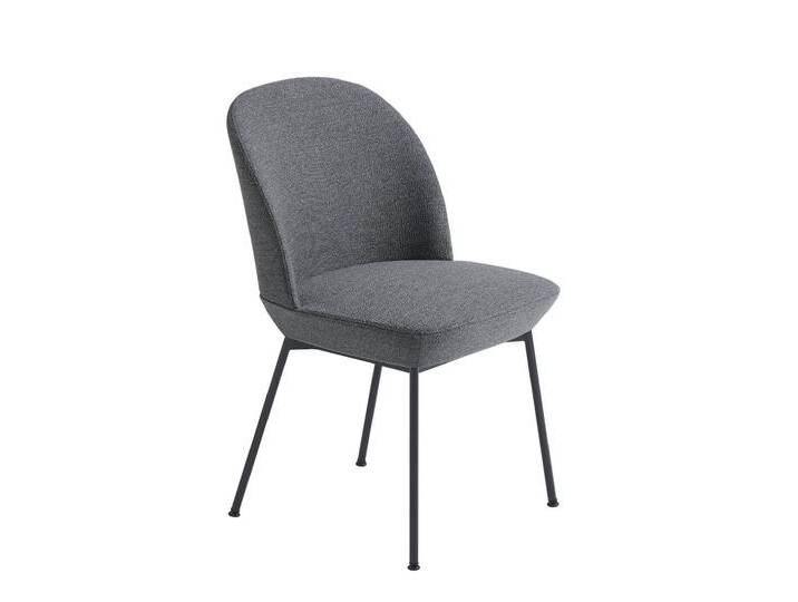 Muuto Oslo Side Chair, ocean 80 / schwarz von Muuto