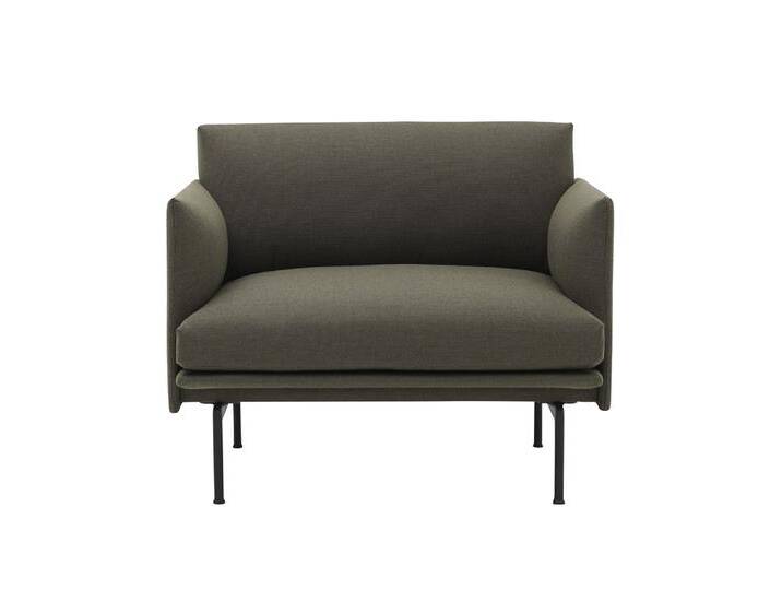 Muuto Outline Chair, fiord 961 / schwarz von Muuto