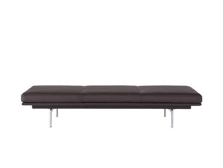 Muuto Outline Daybed, easy leder root / polished aluminium Muuto Outline Daybed, easy leder root / polished aluminium von Muuto