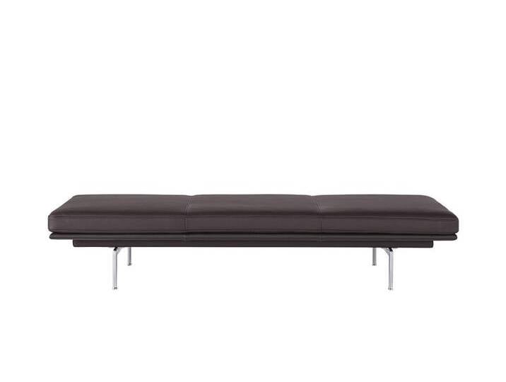 Muuto Outline Daybed, easy leder root / polished aluminium Muuto Outline Daybed, easy leder root / polished aluminium von Muuto