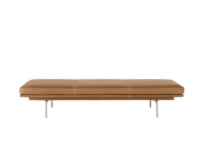 Muuto Outline Daybed, refine leder cognac / polished aluminium Muuto Outline Daybed, refine leder cognac / polished aluminium von Muuto