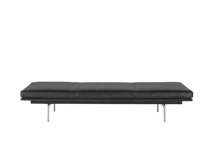 Muuto Outline Daybed, refine leder schwarz / polished aluminium Muuto Outline Daybed, refine leder schwarz / polished aluminium von Muuto