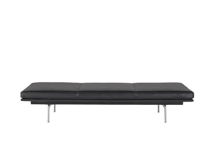 Muuto Outline Daybed, refine leder schwarz / polished aluminium Muuto Outline Daybed, refine leder schwarz / polished aluminium von Muuto