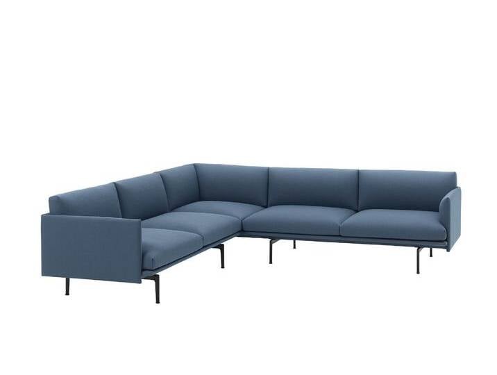 Muuto Outline Ecksofa, vidar 733 / schwarz Muuto Outline Ecksofa, vidar 733 / schwarz von Muuto