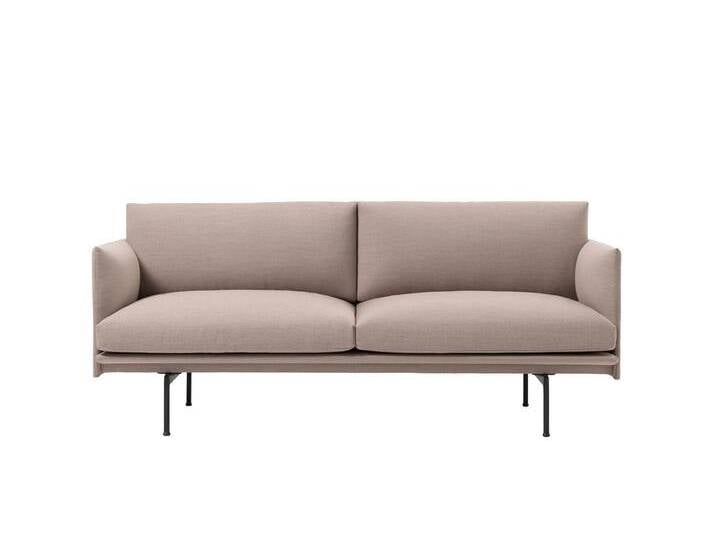 Muuto Outline Sofa 2-Sitzer, fiord 551 / schwarz Muuto Outline Sofa 2-Sitzer, fiord 551 / schwarz von Muuto