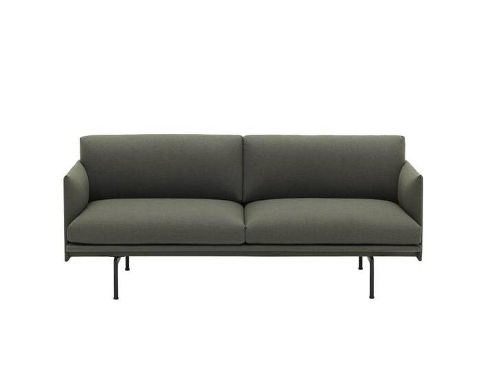 Muuto Outline Sofa 2-Sitzer, fiord 961 / schwarz Muuto Outline Sofa 2-Sitzer, fiord 961 / schwarz von Muuto