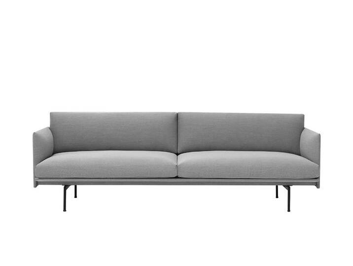 Muuto Outline Sofa 3-Sitzer, steelcut trio 133 / schwarz Muuto Outline Sofa 3-Sitzer, steelcut trio 133 / schwarz von Muuto
