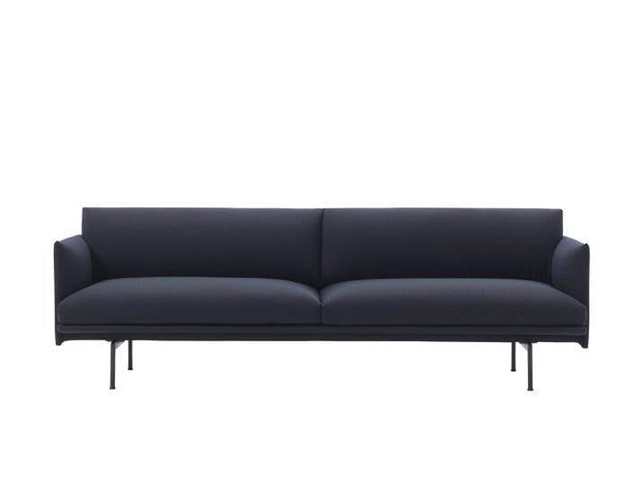 Muuto Outline Sofa 3-Sitzer, vidar 554 / schwarz Muuto Outline Sofa 3-Sitzer, vidar 554 / schwarz von Muuto