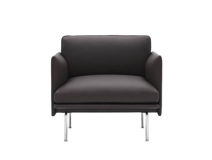 Muuto Outline Studio Chair, easy leder root / polished aluminium Muuto Outline Studio Chair, easy leder root / polished aluminium von Muuto