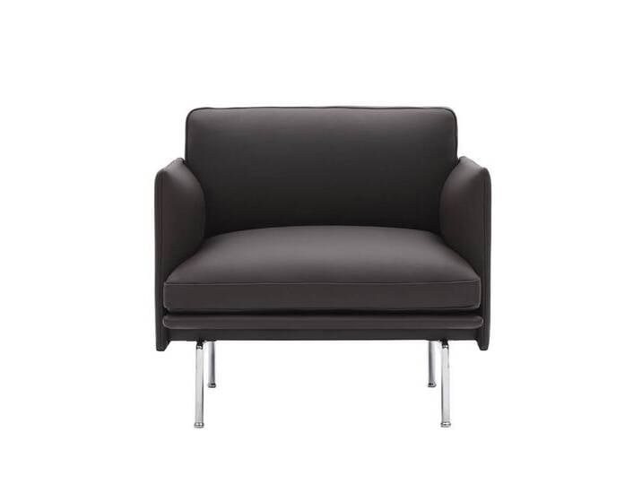 Muuto Outline Studio Chair, easy leder root / polished aluminium Muuto Outline Studio Chair, easy leder root / polished aluminium von Muuto