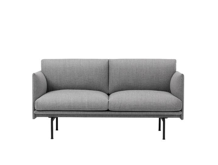 Muuto Outline Studio Sofa 140 cm, fiord 151 / schwarz Muuto Outline Studio Sofa 140 cm, fiord 151 / schwarz von Muuto