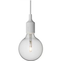 Muuto - Pendelleuchte E27-Socket Pendant Lamp Halogen, hellgrau von Muuto