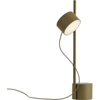 Muuto - Post LED Tischleuchte, braungrün von Muuto