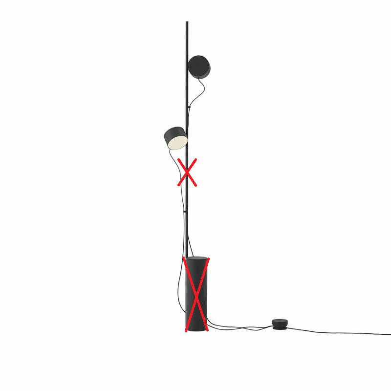 Muuto Post Led Stehleuchte Stehlampe Standleuchte Bodenleuchte Defektware D-Ware von Muuto