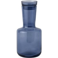 Muuto - Raise Glaskaraffe, dunkelblau von Muuto