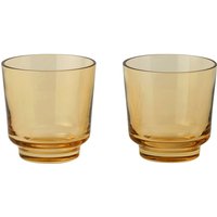 Muuto - Raise Trinkglas 20 cl, burnt orange (2er-Set) von Muuto