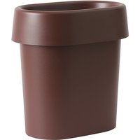 Muuto - Reduce Papierkorb, dunkelrot von Muuto