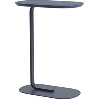 Muuto - Relate Side Table, H 73,5 cm, blau-grau von Muuto