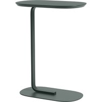 Muuto - Relate Side Table, H 73,5 cm, dunkelgrün von Muuto