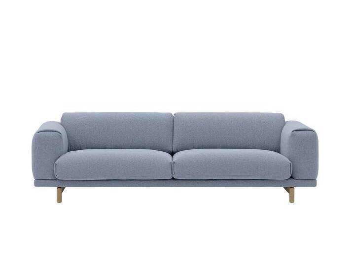 Muuto Rest Sofa 3-Sitzer, hearth 12 / eiche natur Muuto Rest Sofa 3-Sitzer, hearth 12 / eiche natur von Muuto